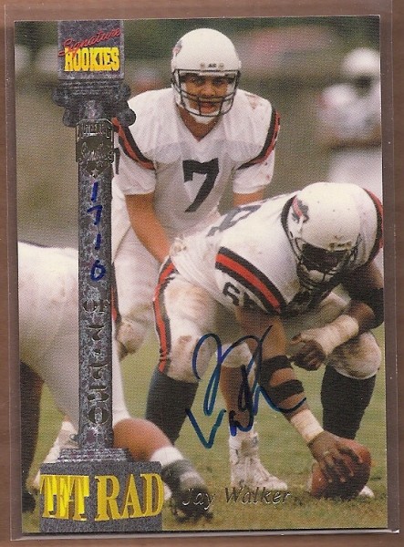 1994 Signature Rookies Tetrad Autographs #1 Jay Walker