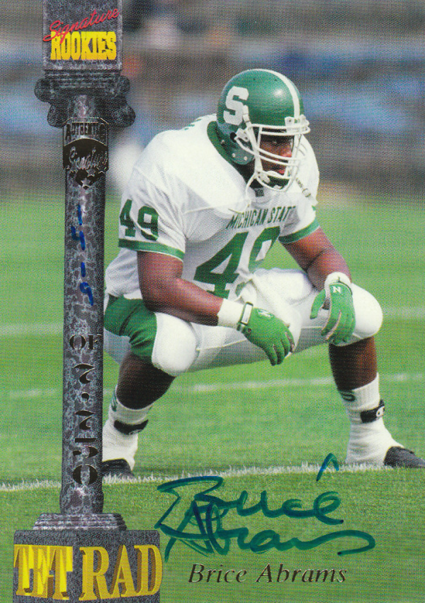 1994 Signature Rookies Tetrad Autographs #5 Brice Adams