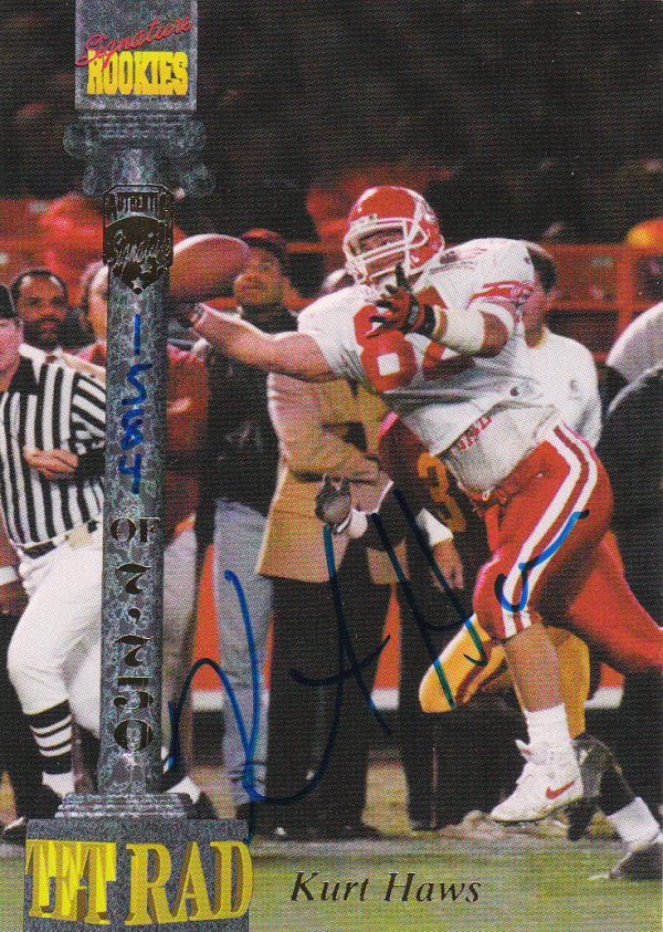 1994 Signature Rookies Tetrad Autographs #12 Kurt Haws