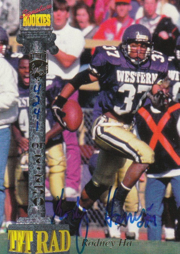 1994 Signature Rookies Tetrad Autographs #27 Rodney Harrison