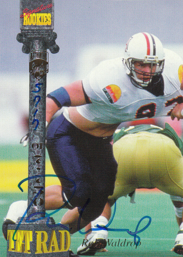 1994 Signature Rookies Tetrad Autographs #28 Rob Waldrop