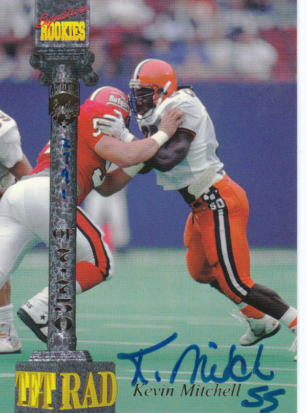 1994 Signature Rookies Tetrad Autographs #32 Kevin Mitchell
