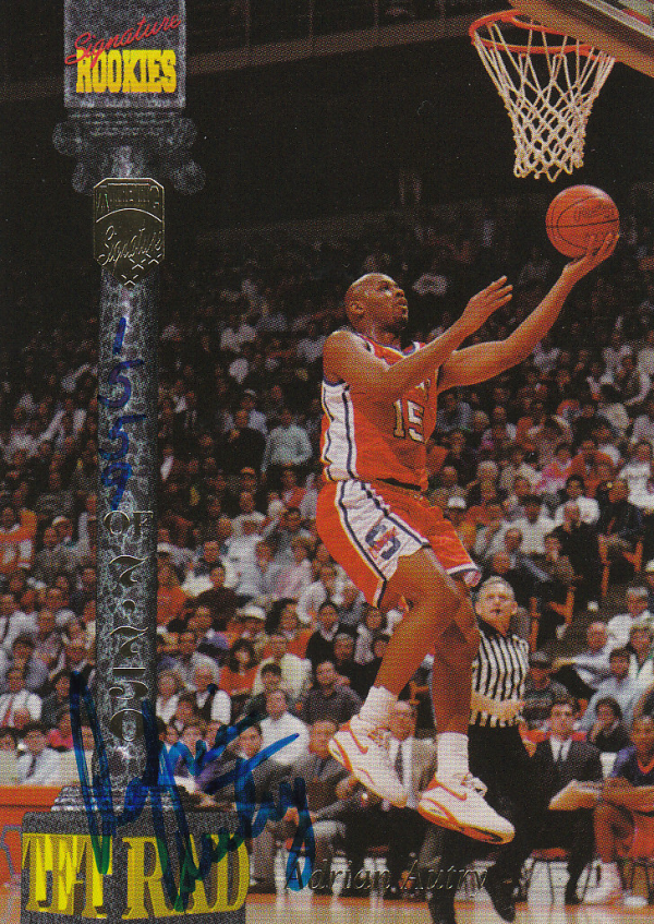 1994 Signature Rookies Tetrad Autographs #42 Adrian Autry