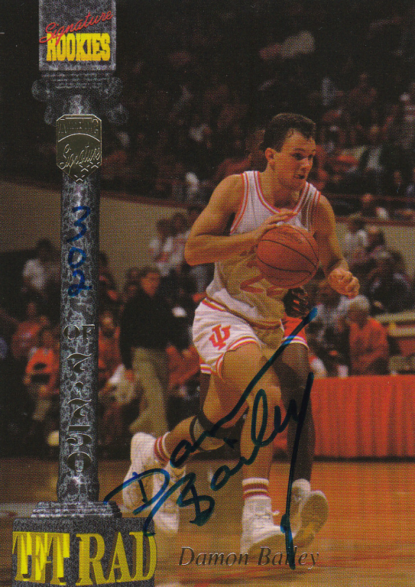 1994 Signature Rookies Tetrad Autographs #43 Damon Bailey