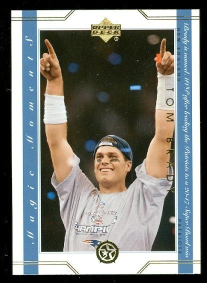 2002-03 UD SuperStars Magic Moments #MM13 Tom Brady