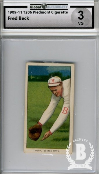 1909-11 T206 #27 Fred Beck