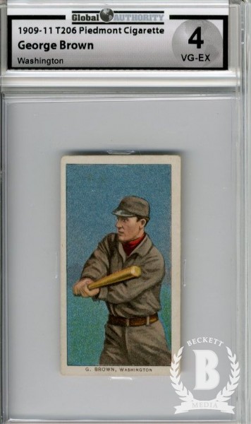 1909-11 T206 #56 George Brown (Browne) Washington