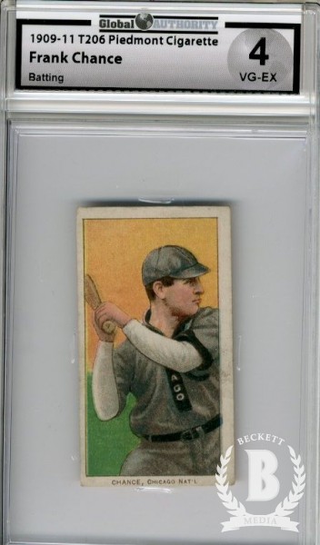 1909-11 T206 #77 Frank Chance Batting