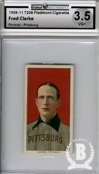 1909-11 T206 #91 Fred Clarke Portrait