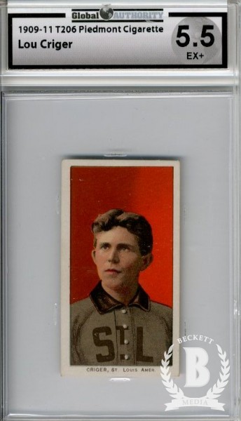 1909-11 T206 #113 Lou Criger