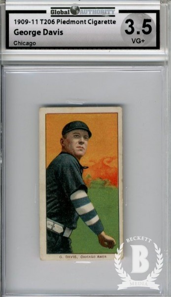 1909-11 T206 #119 George Davis