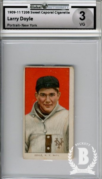 1909-11 T206 #149 Larry Doyle Portrait