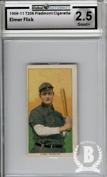 1909-11 T206 #176 Elmer Flick