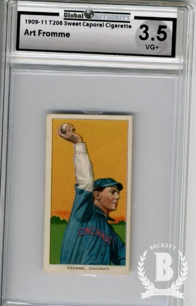 1909-11 T206 #182 Art Fromme