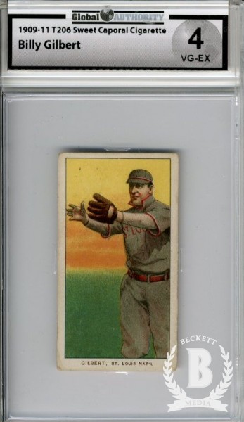 1909-11 T206 #189 Billy Gilbert