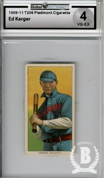 1909-11 T206 #246 Ed Karger