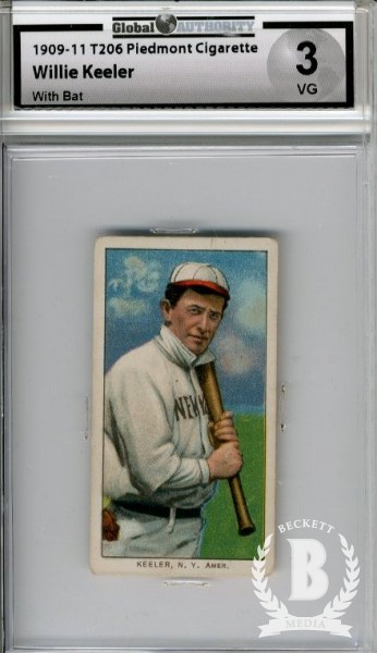 1909-11 T206 #248 Willie Keeler with Bat