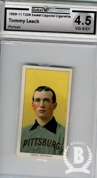 1909-11 T206 #280 Tommy Leach Portrait