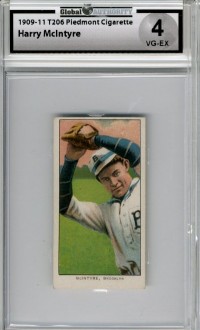 1909-11 T206 #324 Harry McIntyre Brooklyn