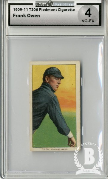 1909-11 T206 #376 Frank Owen (Owens)
