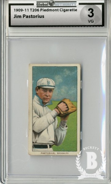 1909-11 T206 #380 Jim Pastorius