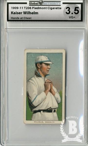 1909-11 T206 #510 Kaiser Wilhelm Hands at Chest