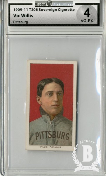 1909-11 T206 #515 Vic Willis Pittsburgh Portrait