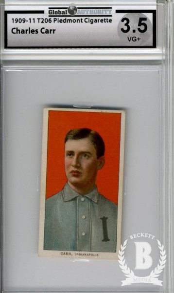 1909-11 T206 #73 Charley Carr ML