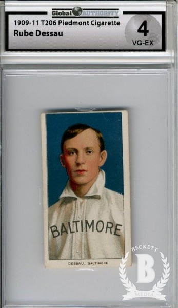 1909-11 T206 #126 Rube Dessau ML