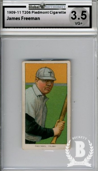 1909-11 T206 #179 Jerry Freeman ML