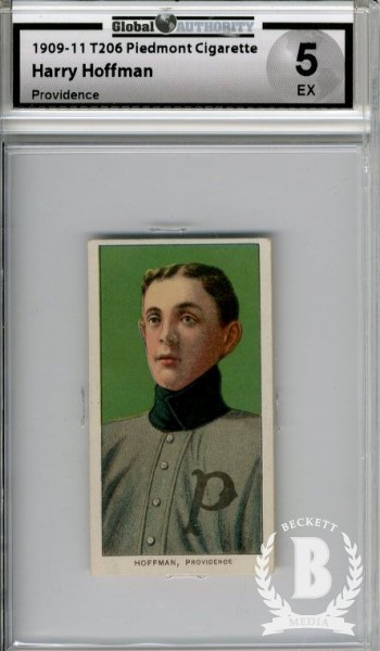 1909-11 T206 #217 Izzy Hoffman Providence ML