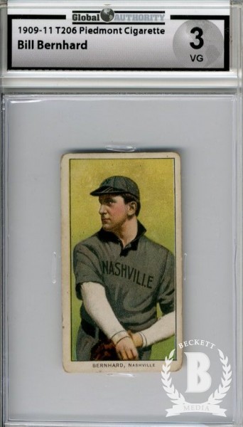 1909-11 T206 #38 Bill Bernhard SL