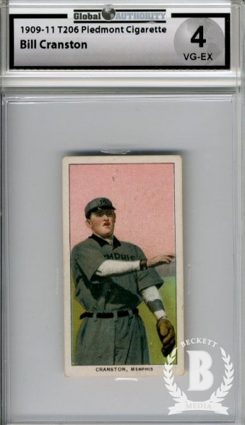 1909-11 T206 #108 Bill Cranston SL