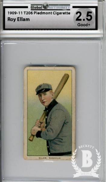 1909-11 T206 #163 Roy Ellam SL