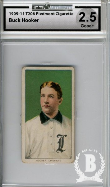 1909-11 T206 #219 Bock Hooker SL