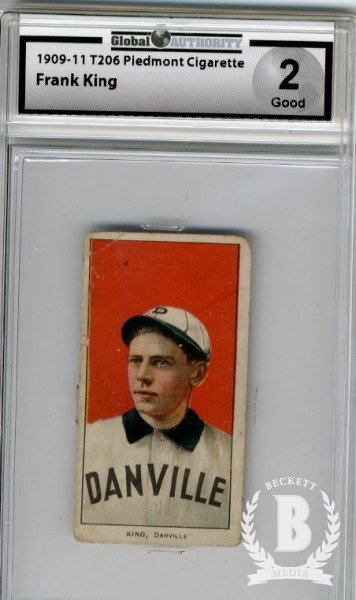 1909-11 T206 #253 Frank King SL