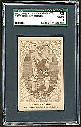 1922 E120 American Caramel Series of 240 #25 Johnny Mostil