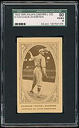 1922 E120 American Caramel Series of 240 #101 Charles Shorten