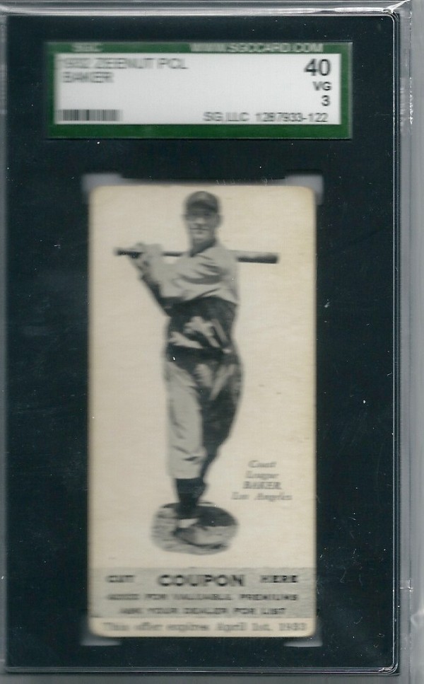 1932 Zeenut #19 Loris Baker