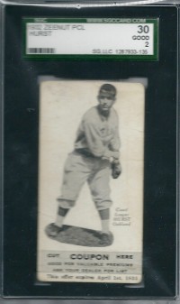 1932 Zeenut #57 Robert Hurst front image