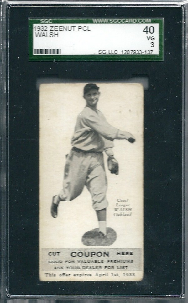 1932 Zeenut #68 Ed Walsh