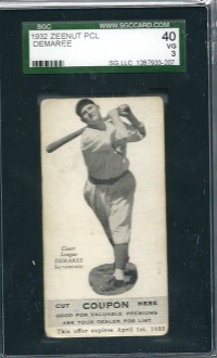 1932 Zeenut #83 Frank Demaree front image