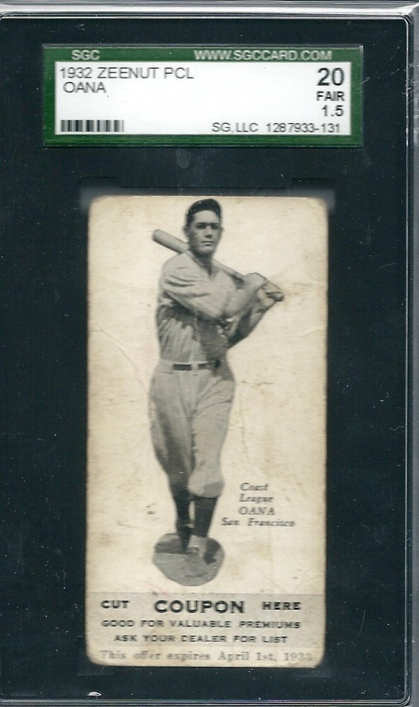 1932 Zeenut #106 Henry Oana