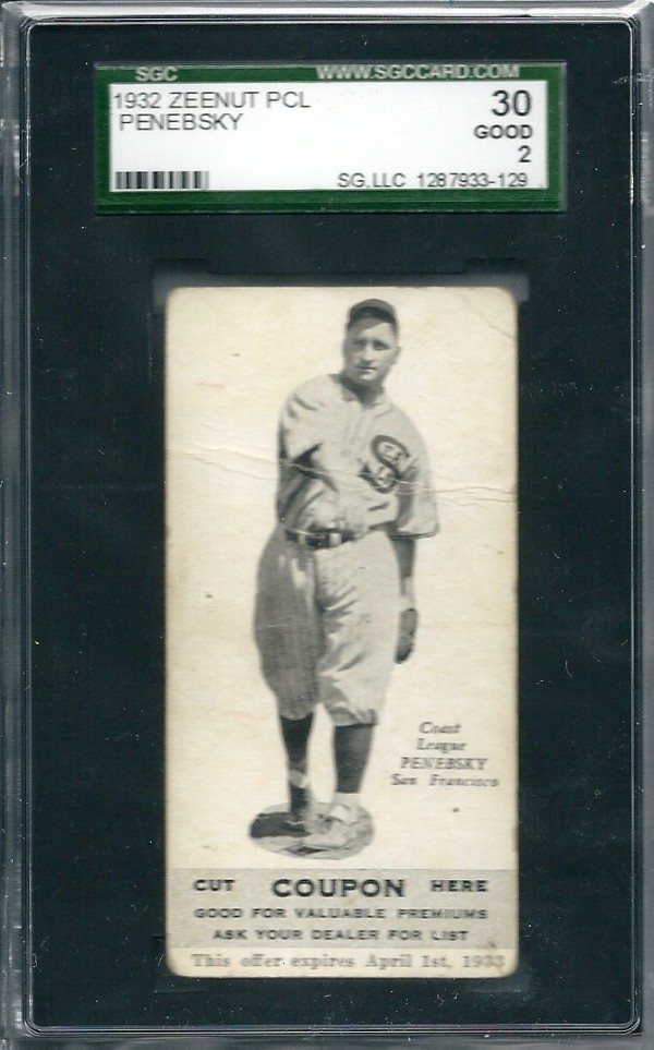 1932 Zeenut #107 Adolph Penebsky