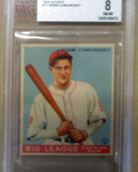 1933 Goudey #77 Adam Comorosky RC front image