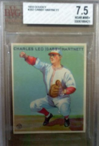 1933 Goudey #202 Gabby Hartnett RC