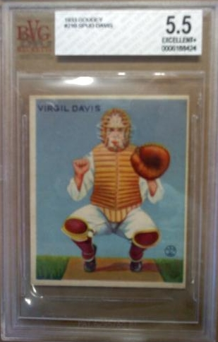 1933 Goudey #210 Spud Davis RC