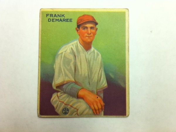 1933 Goudey #224 Frank Demaree RC