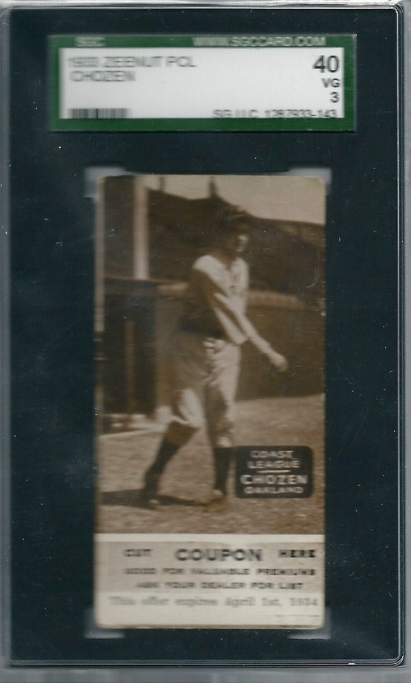 1933 Zeenut (Sepia) #21 Myer Chozen
