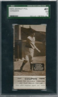 1933 Zeenut (Sepia) #21 Myer Chozen front image
